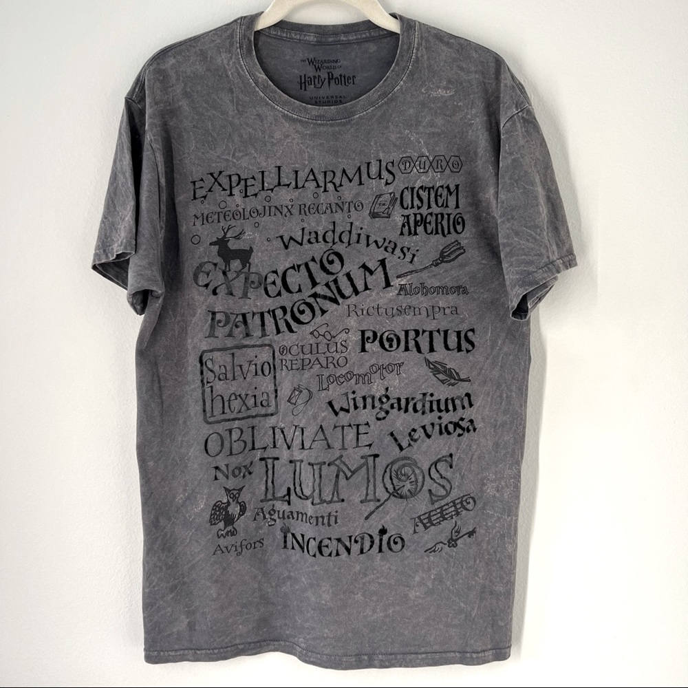 The Wizarding World of Harry Potter Universal Studios Spells T-Shirt